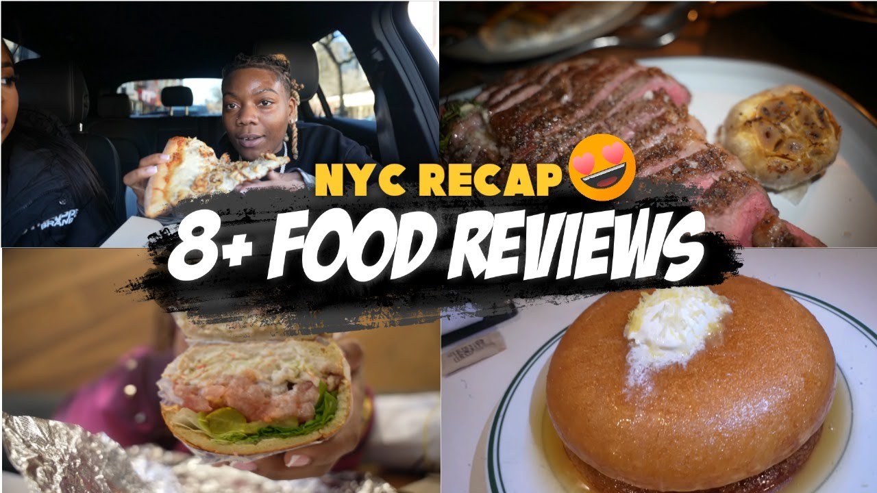 NYC Recap ! Funny Food Reviews + Voiceovers ! Must Watch (Restaurants To Try In NYC)