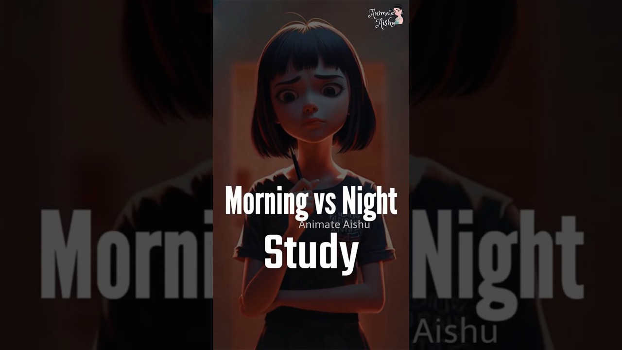 Morning vs Night Study 🔥 Best Time to Study for Students #BestTimeToStudy