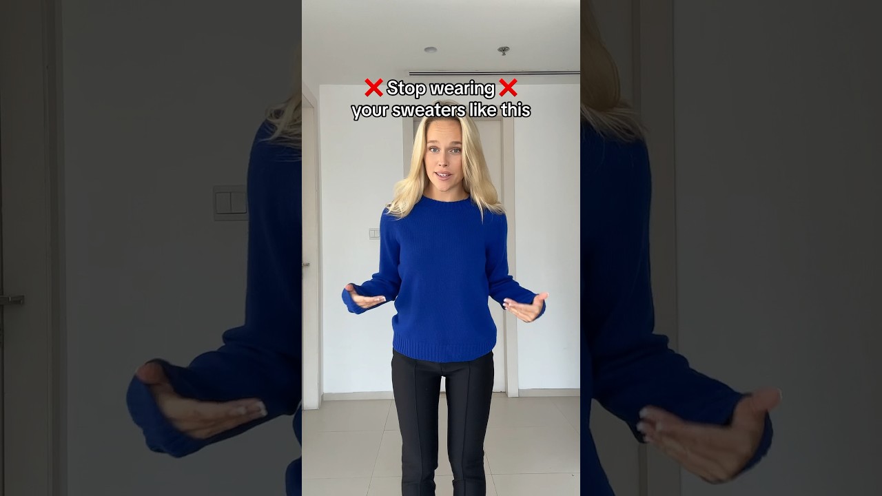 3 Sweater hacks you need this winter ❄️  #fashionhack #sweaterhack #outfit