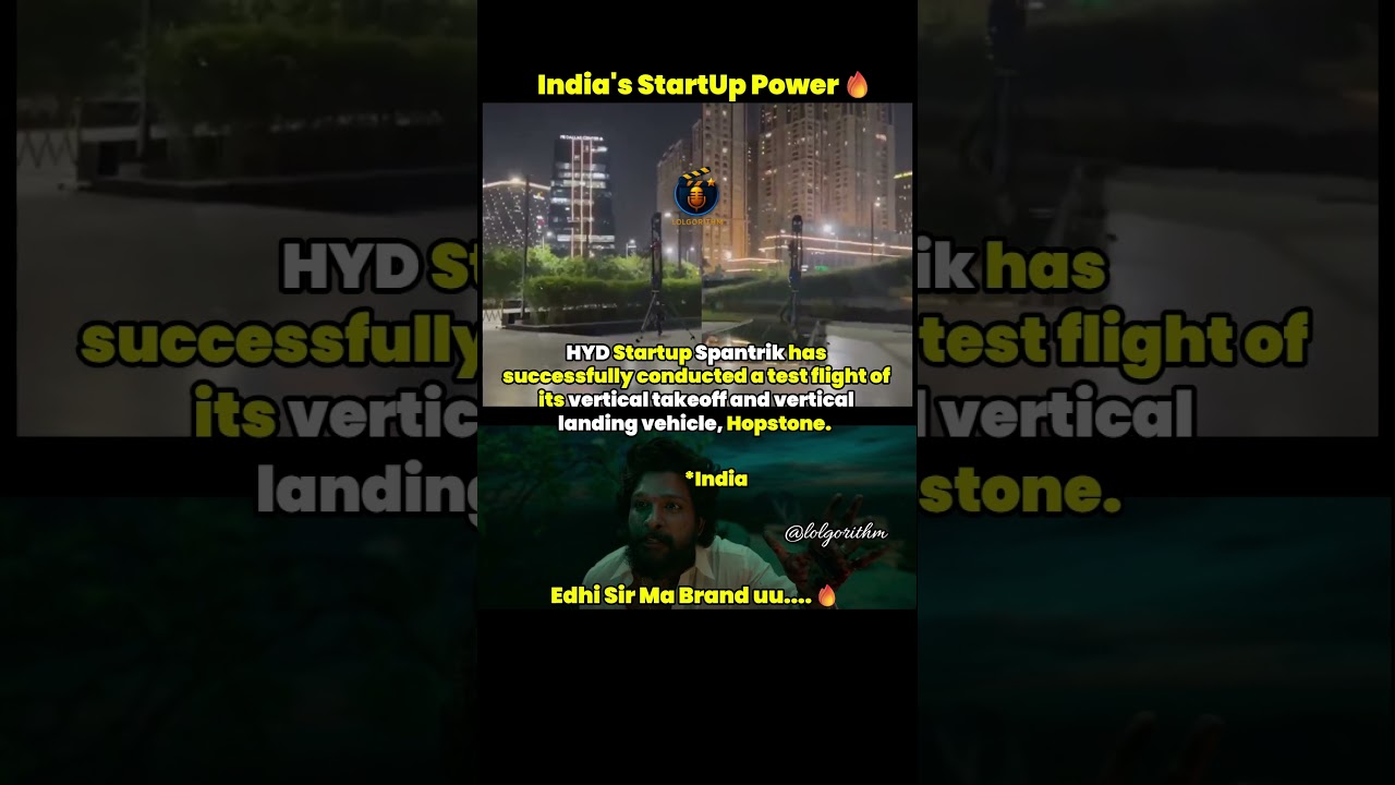 Hyderabad Startup Tests VTVL Vehicle “Hopstone” Successfully!🔥| #trending #hyderabad #viral