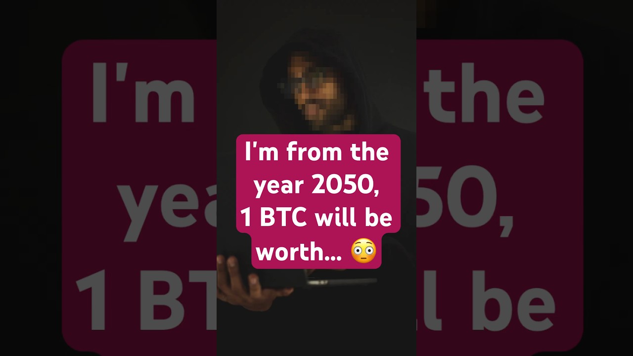How Much Will Bitcoin Be Worth In 2040, 2050 💰📈 #bitcoin #crypto #shorts