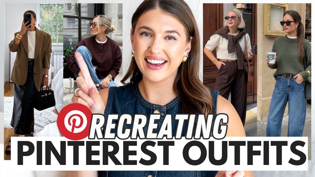 Recreating *VIRAL* Pinterest Outfits for Fall 🌟 Fall Outfit Ideas