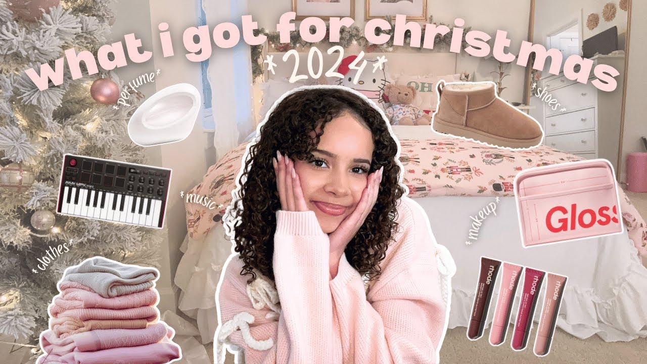 what i got for christmas 2024 🎁 | *christmas haul* *pink christmas* *aesthetic*