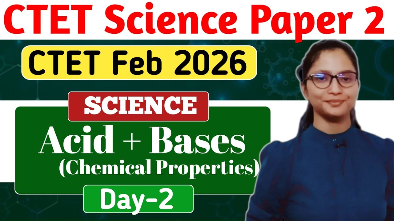CTET Science Paper 2 | CTET Feb 2026 | Science CTET Junior Level | CTET Paper 2 Science | CTET 2026