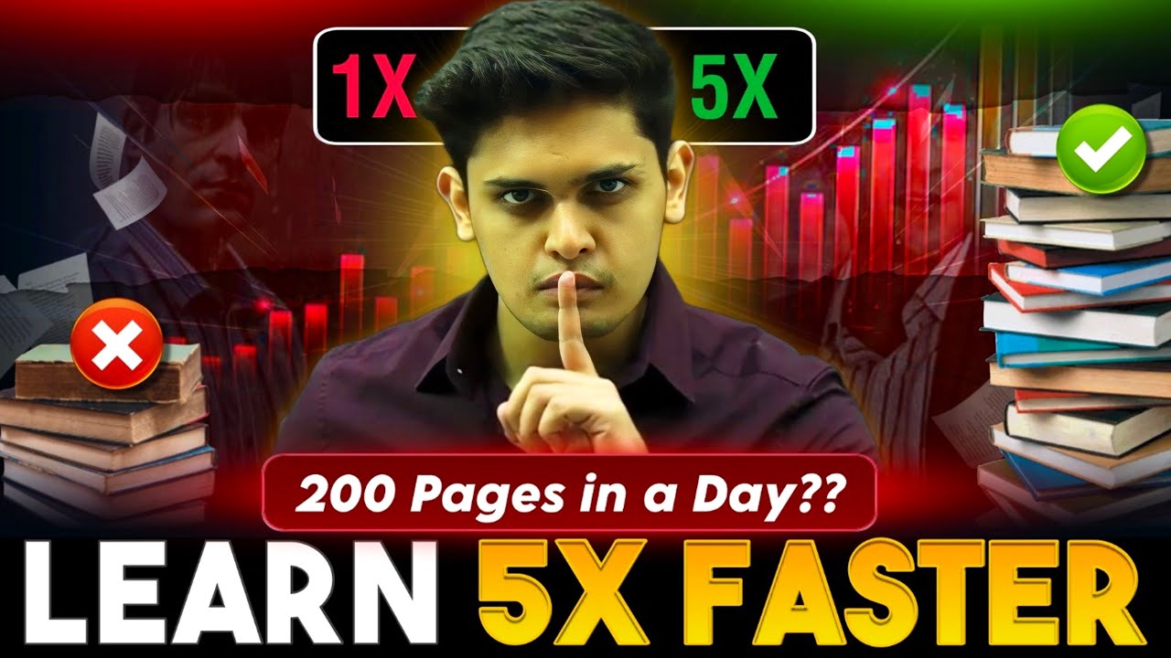 3 Steps to Read and Learn Anything Faster🔥| Best Method to Learn Scientifically | Prashant Kirad