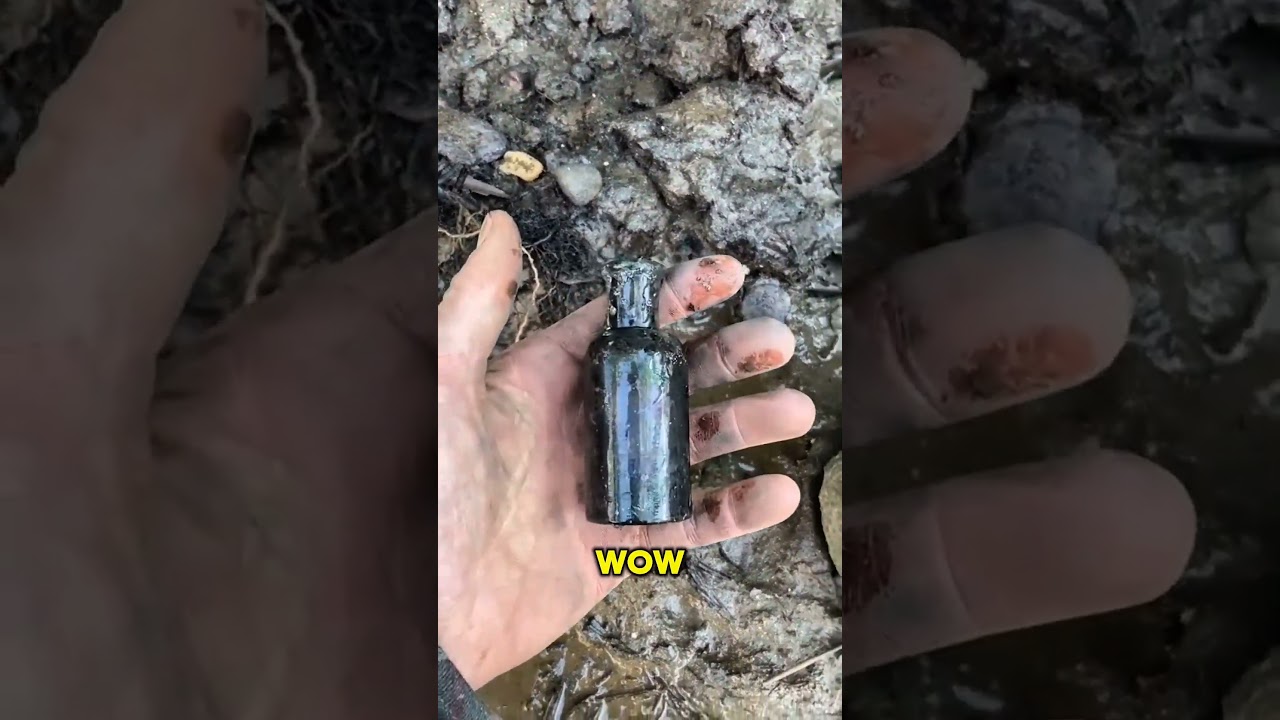 Nice old bottle from today #fyp #foryou #history #satisfying