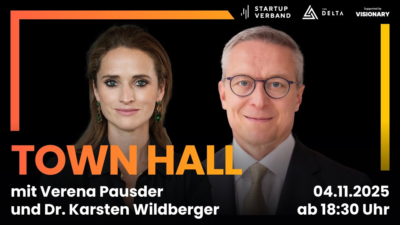 Startup-Nation Deutschland: Town Hall Karsten Wildberger