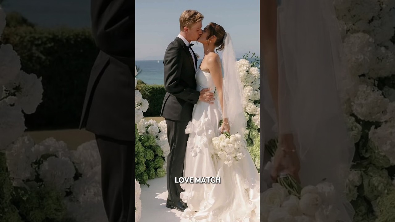 Tennis Stars Denis Shapovalov & Mirjam Björklund’s Stunning Greece Wedding #celebritynews #wedding