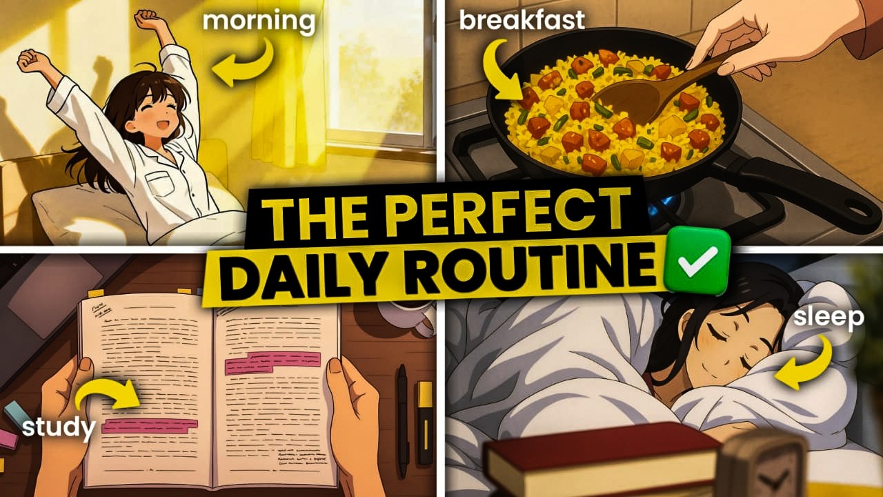 The PERFECT Daily Routine for Students 📚💯| Time Table & Productivity Hacks to Balance Life & Studies