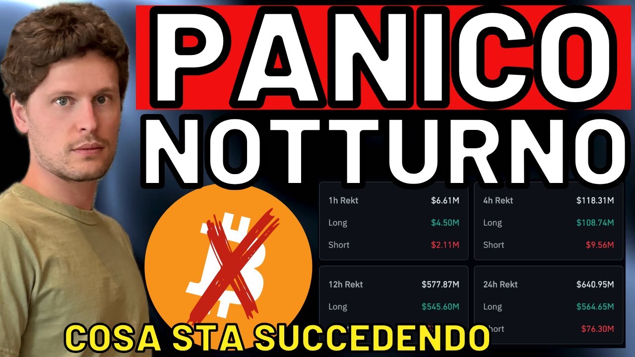 🚨 PANICO NOTTURNO 🚨 MORNING w/CRYPTO: BITCOIN / ALTCOINS [time sensitive]