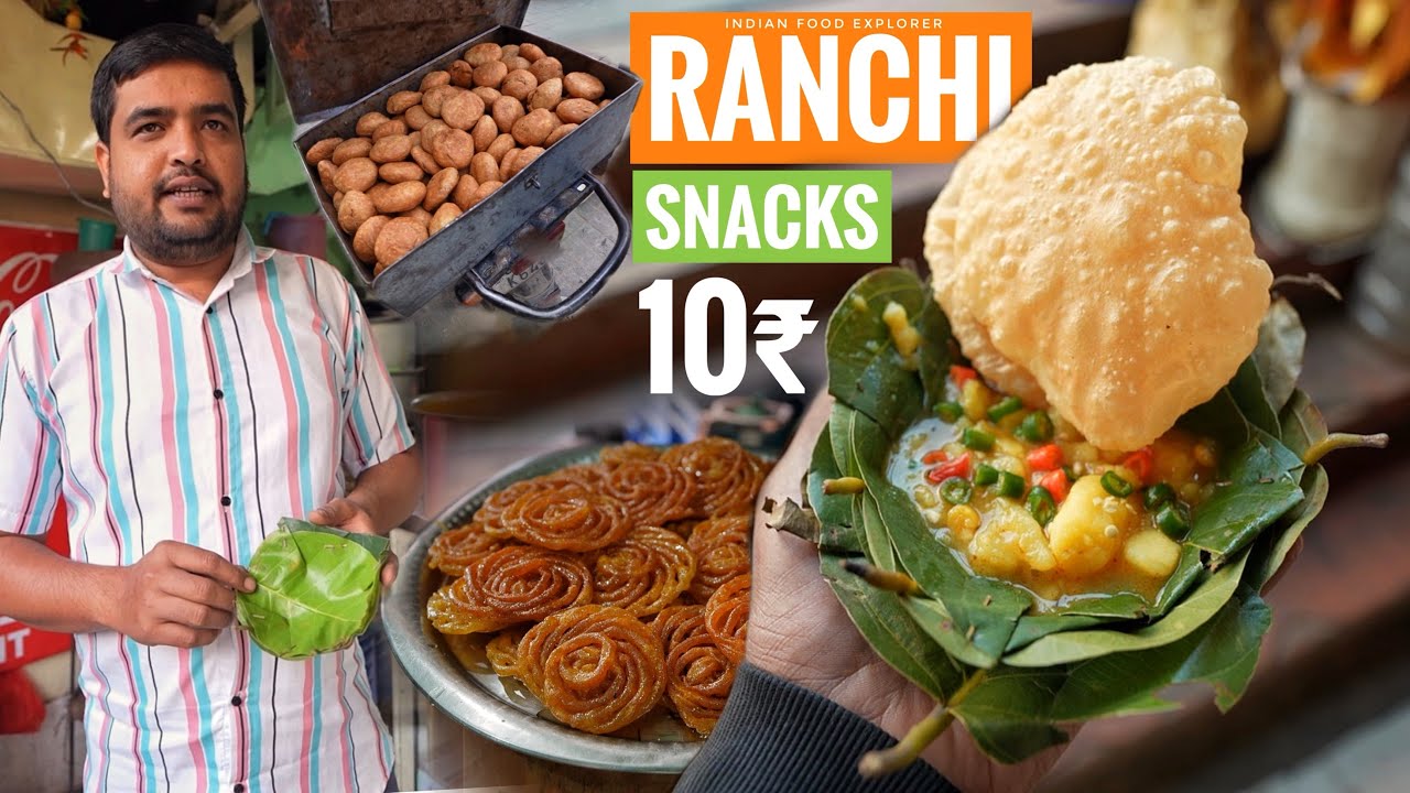 Ranchi Famous Morning Breakfast – Kachori & Aloo Chana Curry Only ₹8/- @IndianFoodExplorer