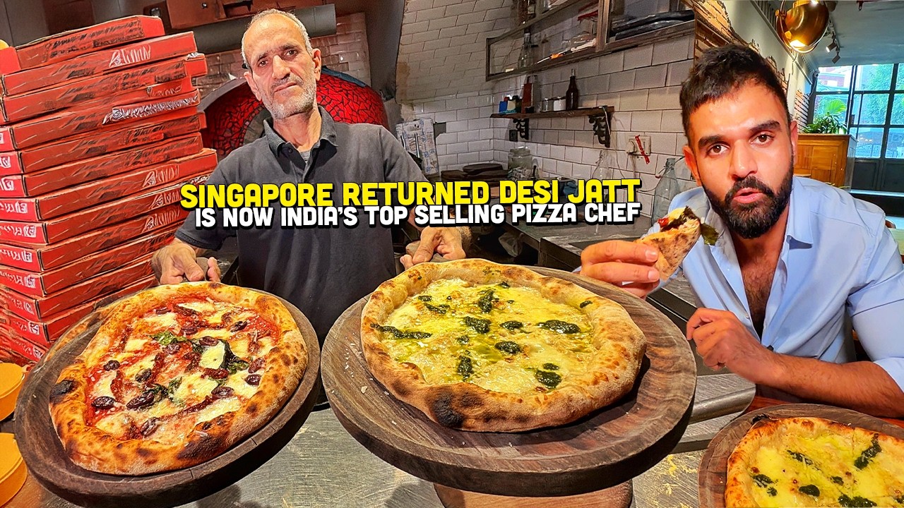 500+ Neapolitan Pizzas | Italian x Indian Street Food Dharmendra Ji Ke Sourdough Pesto Quattro Pizza