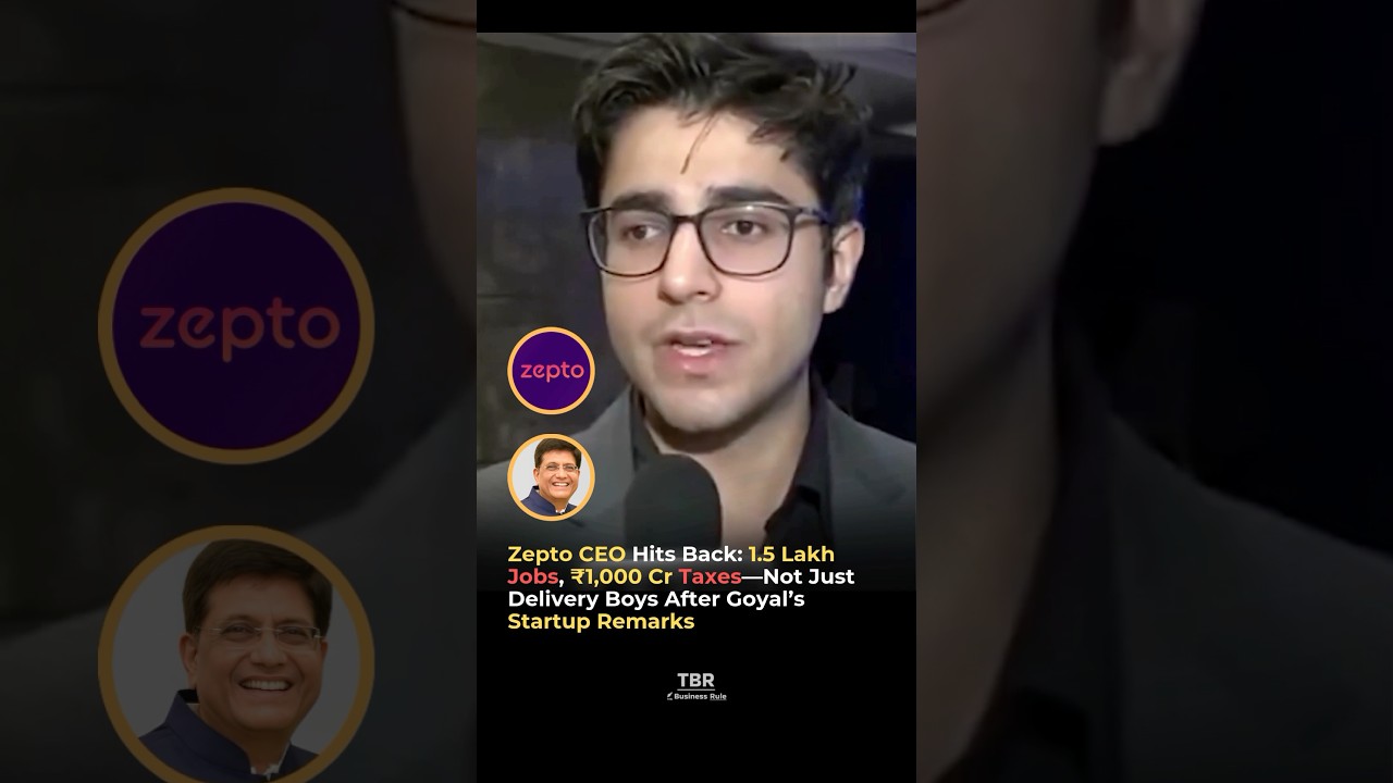 Zepto CEO Aadit Palicha defended India’s startup #zepto #startups #indianeconomy #aaditpalicha