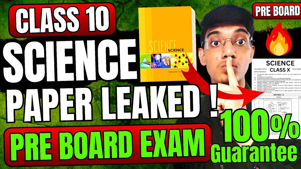 I Got Your Science Pre-Board Paper 100% Real 🔥